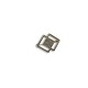 Square gold brooch