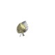 Leaf pearl brooch