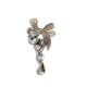 Drop pendant brooch