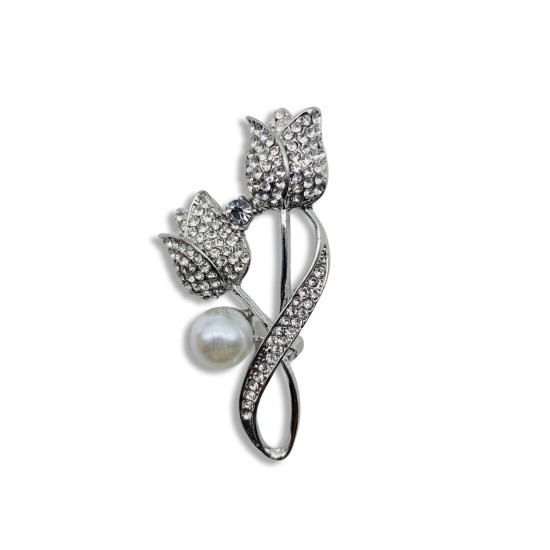 Rose brooch