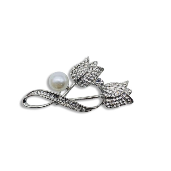 Rose brooch