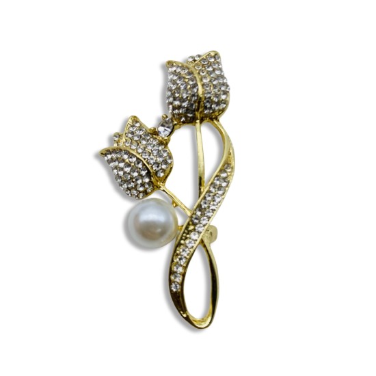 Rose brooch