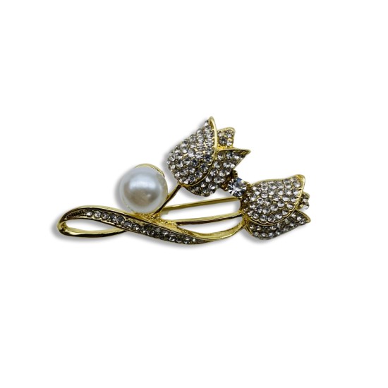 Rose brooch