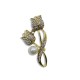 Rose brooch