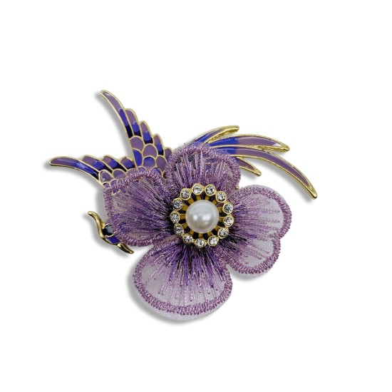 Phoenix bird brooch