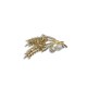 Wheat pearl brooch